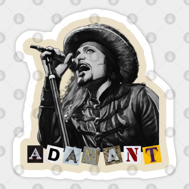 adam ant Sticker by one way imagination